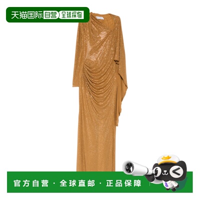1h可退 香港直邮Self-Portrait 水钻垂褶长裙 RS26505X连衣裙