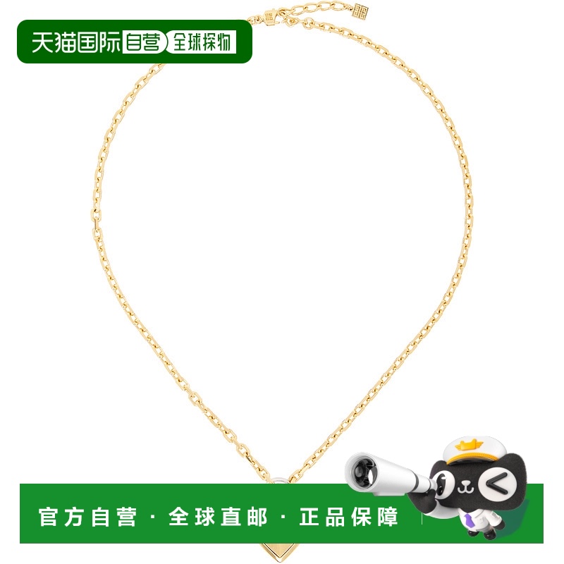 1小时内可退 香港直邮Givenchy 纪梵希 女士 心形锁项链 BF00RJF0