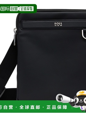 1h可退 香港直邮BOSS 波士 男士 黑色 Smooth & Structured Repor