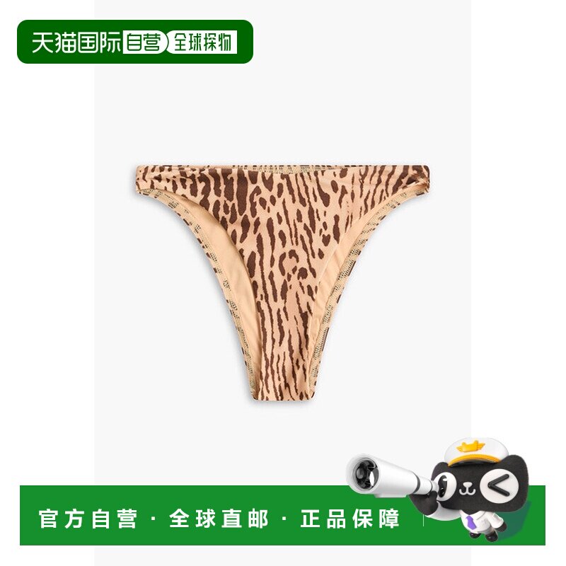 香港直邮ZIMMERMANN 女士 豹纹比基尼泳裤 4275WSS255BOTTOMTANLE
