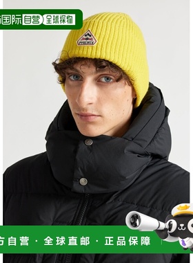 自营欧洲直邮Pyrenex Gomma男女通用亮黄色针织帽