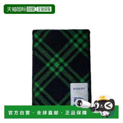 香港直邮Burberry 巴宝莉 女士 標誌貼片格紋圍巾 8101566C1748SH