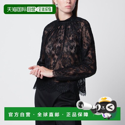 1h可退 香港直邮SELF-PORTRAIT 女士T恤 PF26032TAPLB AW2026 黑