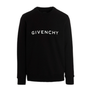 Givenchy 徽标圆领卫衣 BMJ0HA3YAC纪梵【付后1h可退】