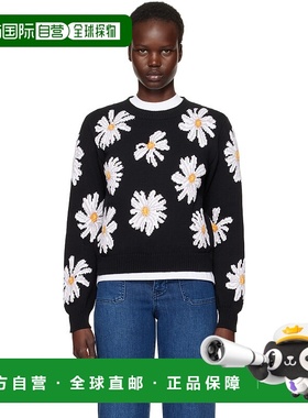 1h可退 香港直邮Moschino 莫斯奇诺 女士 黑色 All Over Daisy Pr