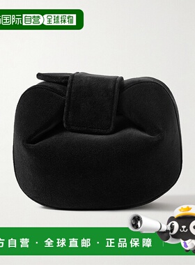 香港直邮Gabriela Hearst 女士 Demi 柔软天鹅绒手包 GH684SV001B