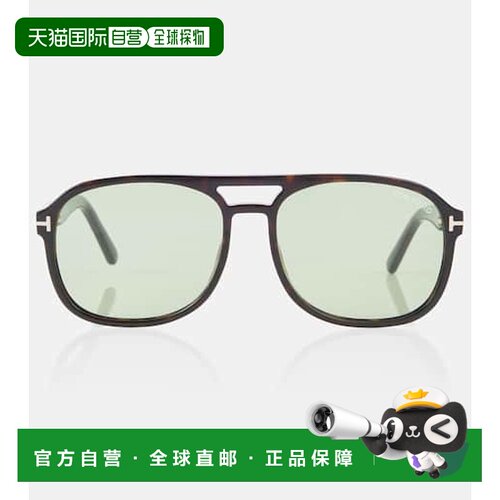 1h可退 香港直邮Tom Ford 汤姆 福特 女士 Rosco 飞行员太阳眼镜