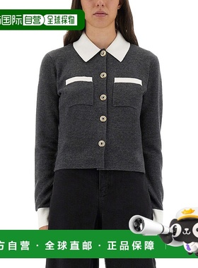 1h可退 香港直邮Self-Portrait 女士 对比色衣领针织开衫 PF25048