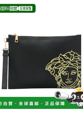 香港直邮Versace 杜美莎印花手拿包 DP85102DVTG4M范思哲斜挎包