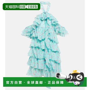 1h可退 香港直邮ALESSANDRA RICH 亚历山德拉.瑞秋 女士 挂脖皱褶