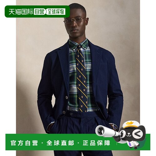 自营欧洲直邮Ralph Lauren拉夫劳伦  Modern Fit男士泡泡纱西装