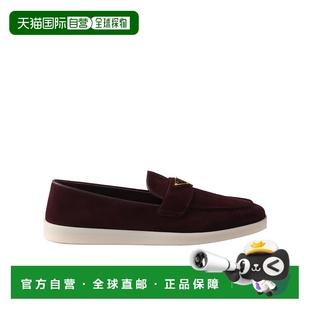 香港直邮Prada 一普拉达厚底脚蹬1D222N3LOLFB025 圆头乐福鞋