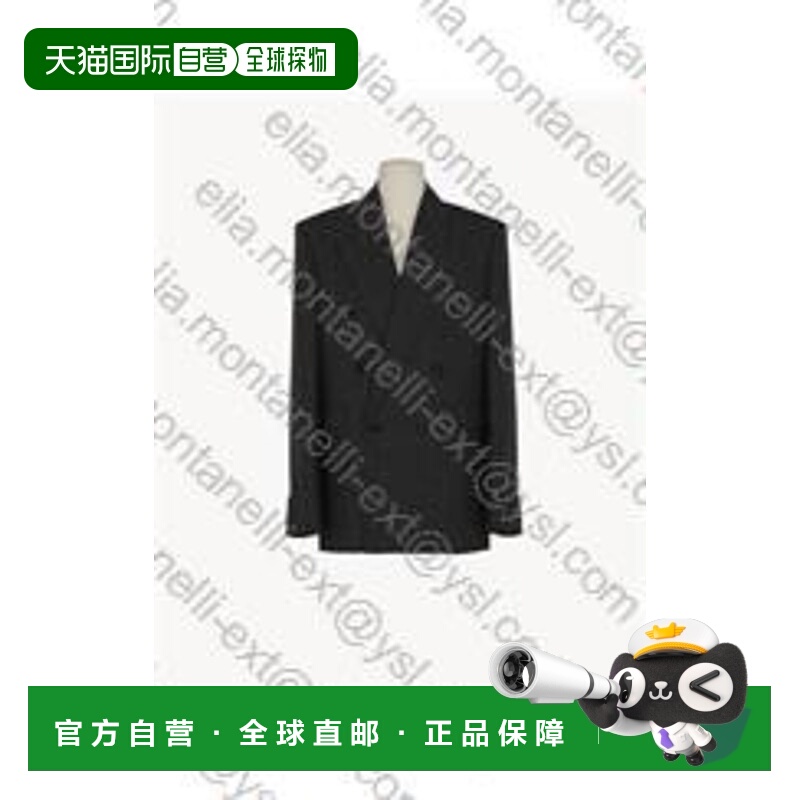 1h可退 欧洲直邮saint laurent 男士 夹克衫羊毛