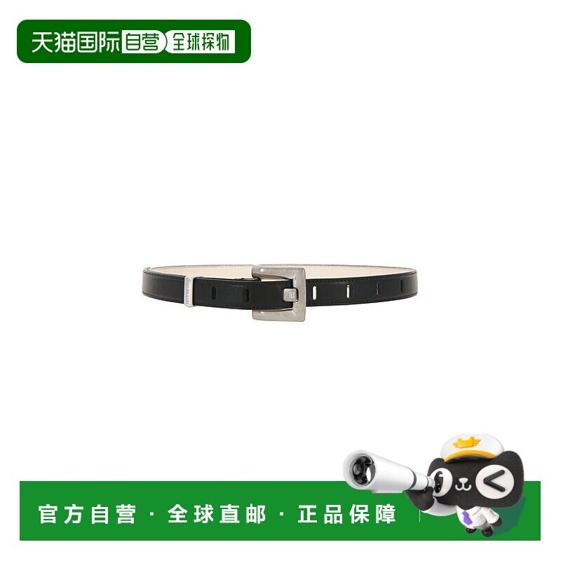 1h可退 香港直邮Balmain 巴尔曼 女士 2cm Anthem 皮带(黑色) HN1