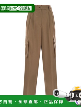 1h可退 香港直邮Herno 女士 柔软羊毛工装裤 PT000066D2157