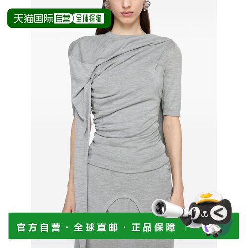 香港直邮ACNE STUDIOS 女士T恤 A60569KNIT000839AAB SS2025女装