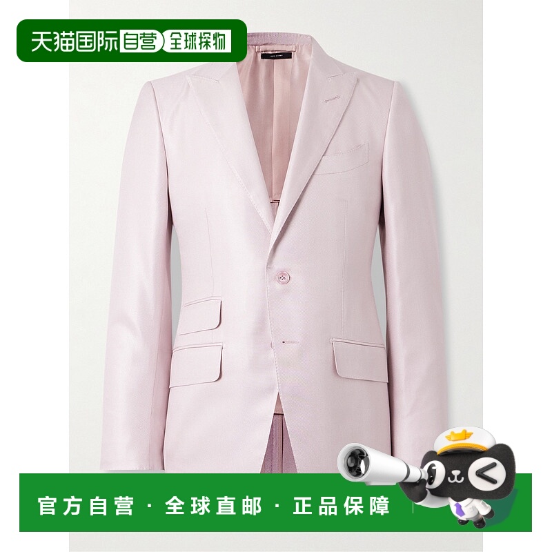 香港直邮Tom Ford 汤姆 福特 男士 O'Connor 斜纹丝绸西装外套 JH