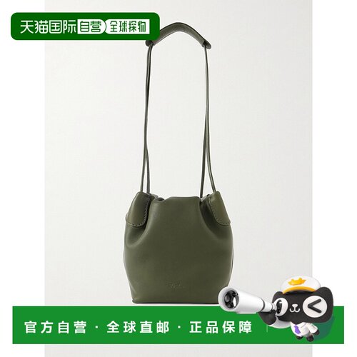 1h可退 香港直邮Loro Piana 诺悠翩雅 女士 Bale Softy 皮革肩包