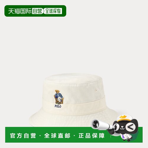自营欧洲直邮Ralph Lauren拉夫劳伦 Polo Bear男士棉质斜纹布渔夫