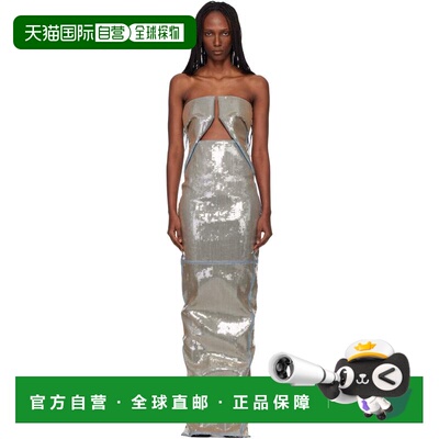 香港直邮rick owens 瑞克 欧文斯 女士 蓝色 & 驼色 Temple Prong