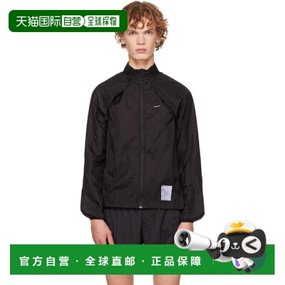 1h可退 香港直邮Satisfy 男士 黑色 Rippy Modular Windbreaker