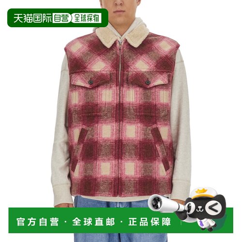 香港直邮MARANT 男士夹克 VE0166HAA3D06H40FA AW2023 紫色