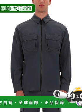 1h可退 香港直邮versace 范思哲 男士 拉链衬衫 79GALD21CQ10D831