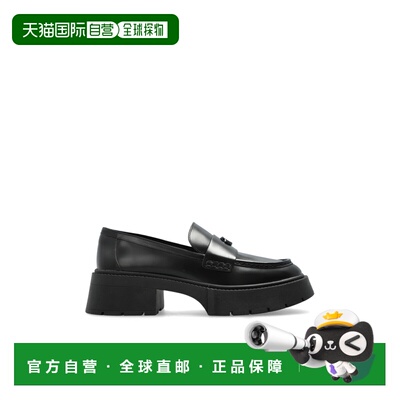1h可退 香港直邮COACH 女士芭蕾乐福鞋 CZ3820BLK CO 黑色 Leathe