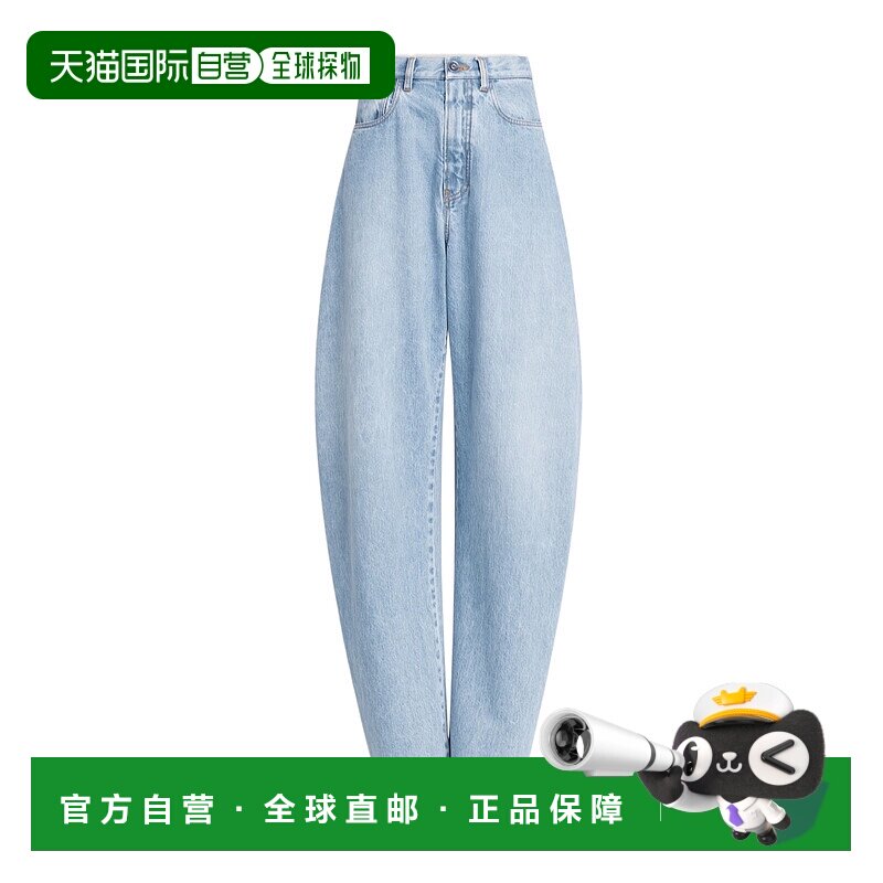 1h可退 香港直邮Alaia 圆筒牛仔裤 AA9P0176D015C直筒裤