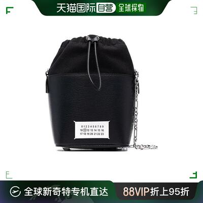 香港直邮Maison Margiela 数字logo贴花小号水桶手提包 S61WG0035