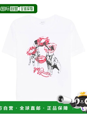 1h可退 香港直邮ALEXANDER MCQUEEN 女士T恤 858337QZAQO0900 SS2