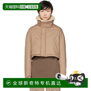 女士 派克大衣 香港直邮AMIRI 短款 舒适时 PF22WOS002 brown棕色