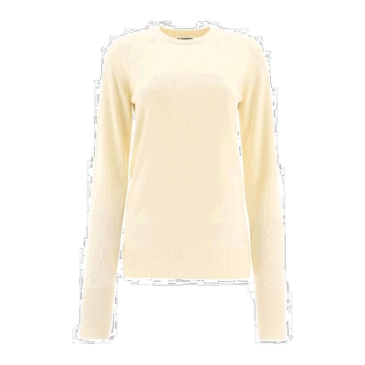 香港直邮Jil Sander 徽标羊绒长袖针织衫 J02GP0016J13201