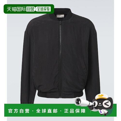 香港直邮The Row 男士 Orianel 真丝夹克 black黑色 舒适时尚