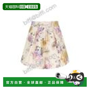 印花真丝混纺褶裥短裤 1h可退 Luna 女士 792 香港直邮ZIMMERMANN