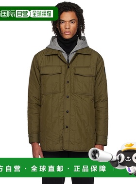 香港直邮Canada Goose 加拿大鹅 男士 绿色黑标系列 Carlyle Quil
