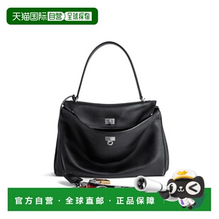自营欧洲直邮Balenciaga巴黎世家 Rodeo女士黑色可拆钥匙扣中号手