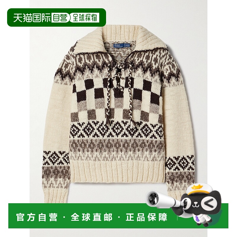 香港直邮Polo Ralph Lauren Polo 拉夫 劳伦 女士 'Fair Isle' 羊