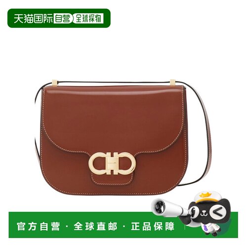 Salvatore Ferragamo 双 Gancini 斜挎包【付后1h可退】单肩包