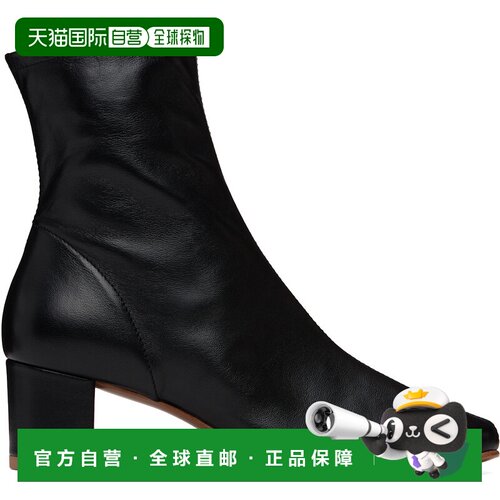香港直邮BY FAR 女士 黑色 Sofie Leather 踝靴 1660305SBLKLBK00