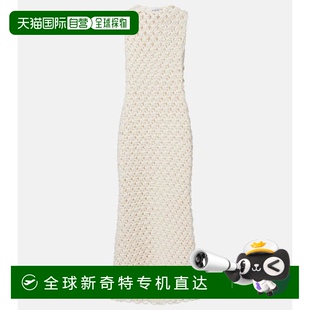 连衣裙 1h可退 香港直邮Alaia 女士 洞洞针织棉混纺长款