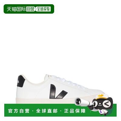 1h可退 香港直邮Veja 男士 白色黑色皮质运动鞋 EO0200005B