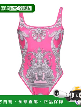 香港直邮versace 范思哲 女士 One-piece 泳衣 pink粉色 舒适时尚