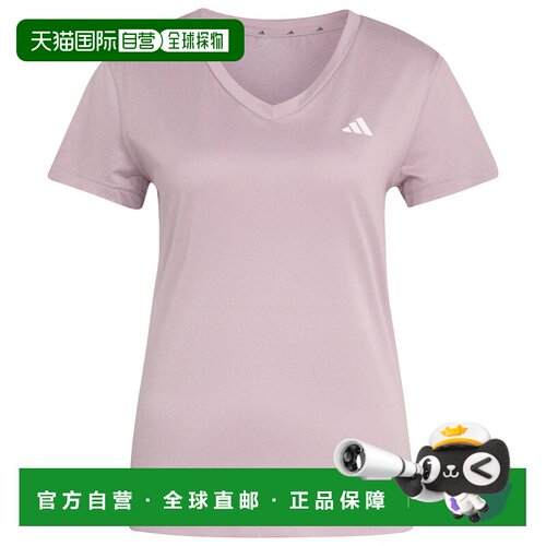 1h可退 欧洲直邮ADIDAS 女士T恤 9166799PRELOVEDFIG CO 粉红色