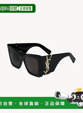 自营欧洲直邮YSL圣罗兰 BLAZE系列SL M119女士黑色醋酸纤维logo标