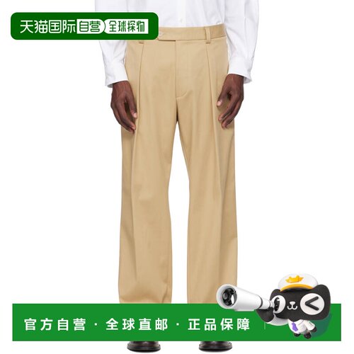 1h可退 香港直邮BOSS 波士 男士 驼色 BECKHAM 联名 Stretch Cott