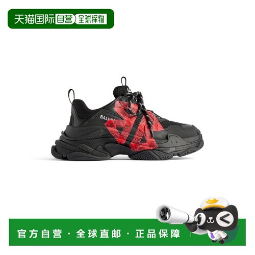 自营欧洲直邮Balenciaga巴黎世家 Triple S男士logo标识运动鞋