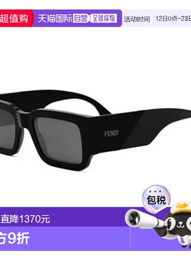 1h可退 香港直邮Fendi 芬迪 男士 FE40131I 01A 斜线太阳镜 FE401