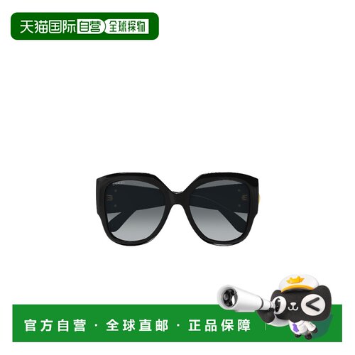 自营Gucci 几何框太阳镜 GG1407S古驰正品百搭显脸小高级感配饰