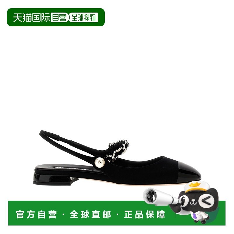 香港直邮miu miu/缪缪 女士 圆头平底凉鞋 25FW,女鞋,时装凉鞋,淘宝优惠券,粉丝福利购,淘宝优惠卷